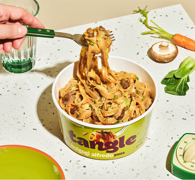 tangle pasta serving — quick and easy